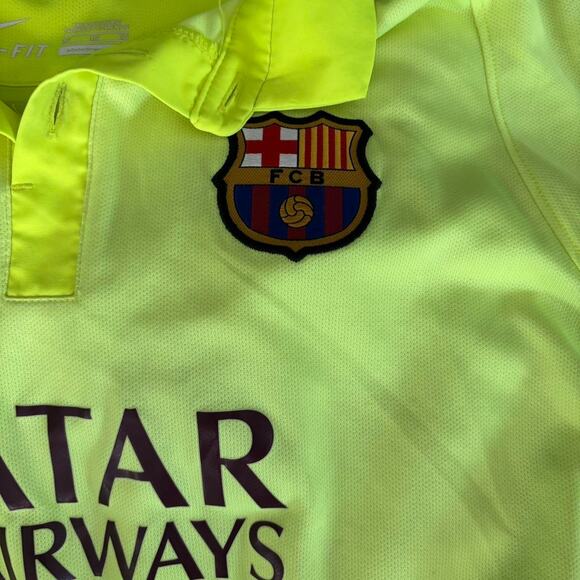 FC Barcelona 2014 Alternate Jersey    Size Kids XL Worn Minor flaws pictured - Picture 2 of 8